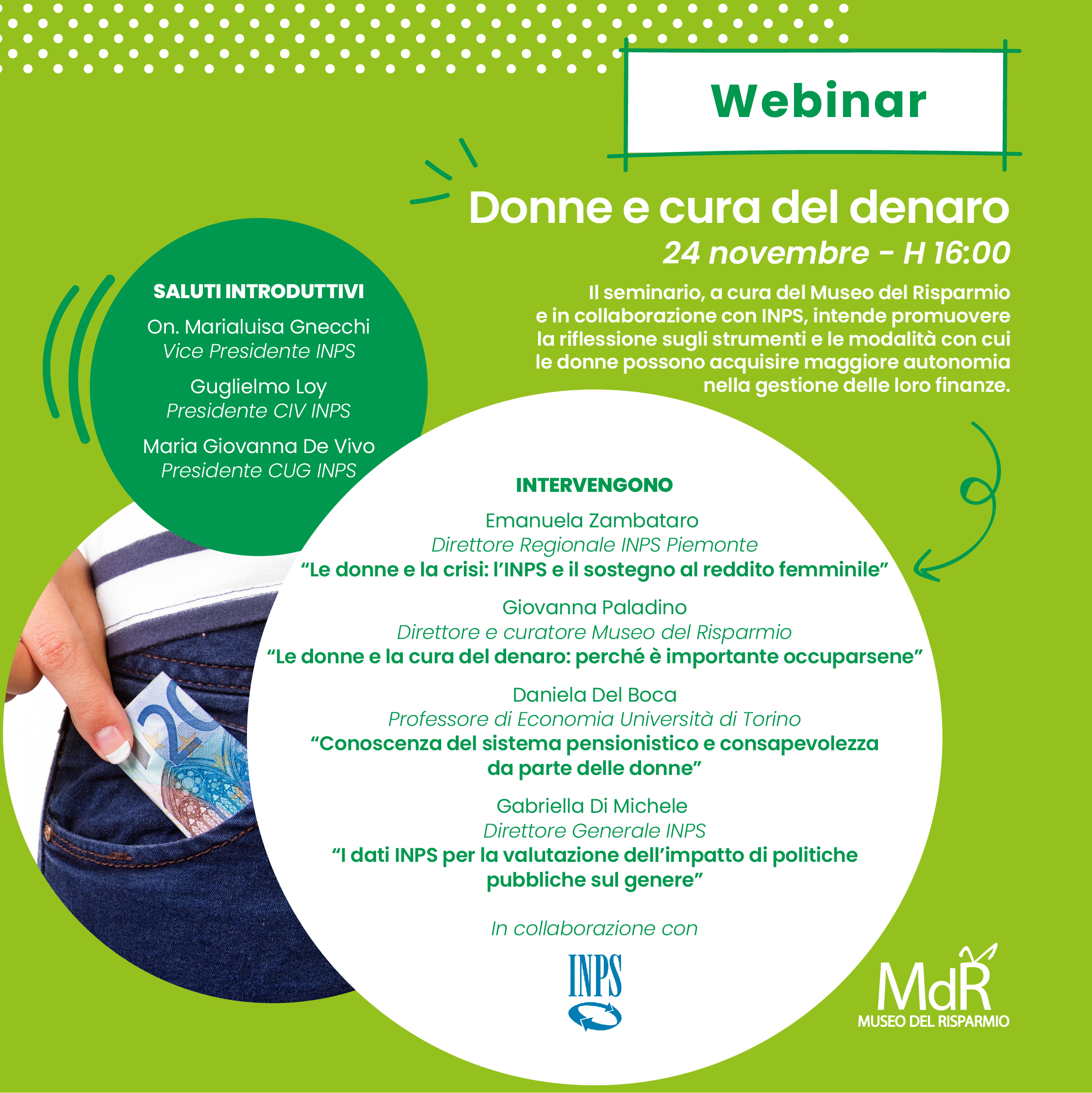 "Il Cug incontra il territorio" evento 24 novembre 2020. Museo del Risparmio di Torino